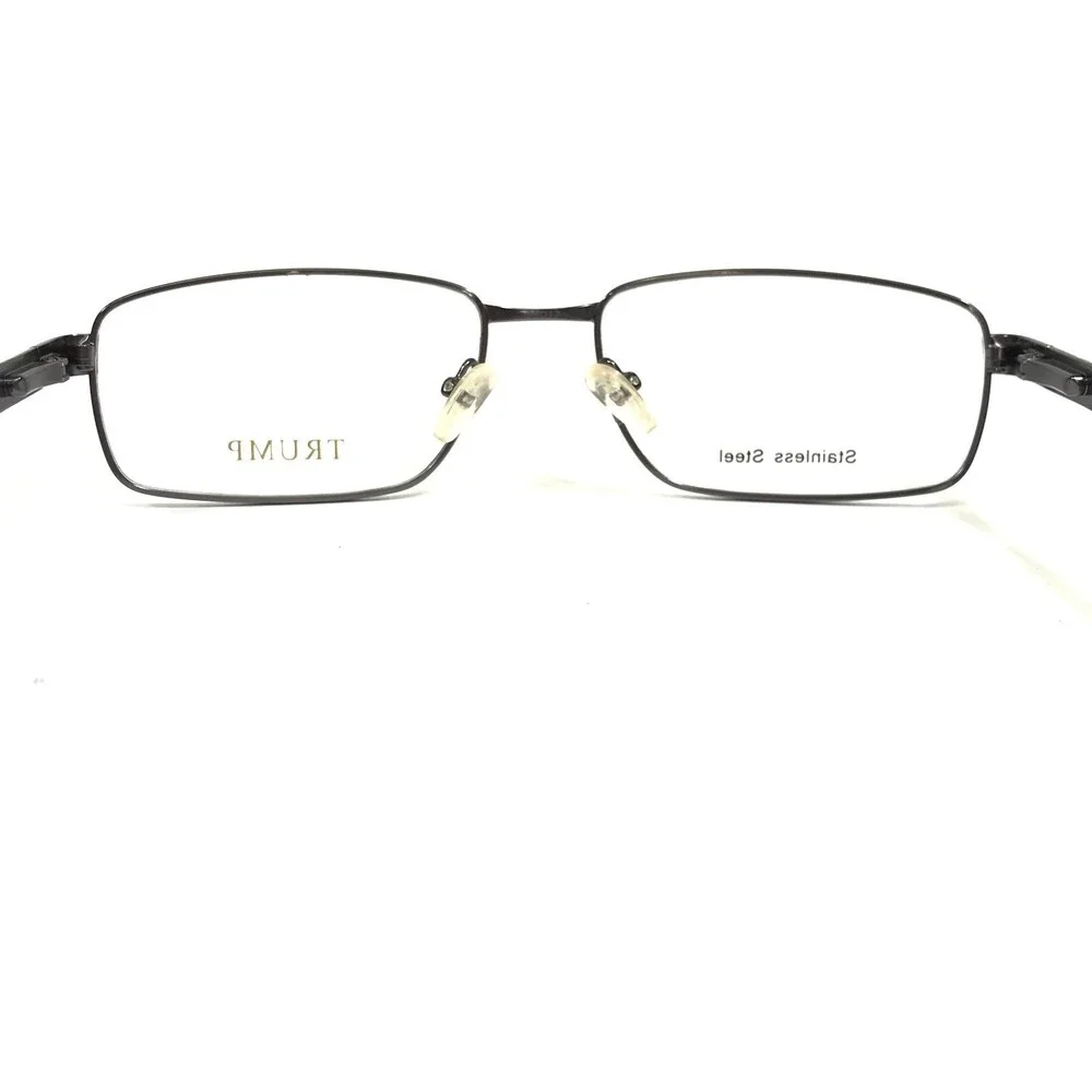 Donald Trump Eyeglasses Frames DT 70-3 Black Gray Green Rectangular 56-17-140